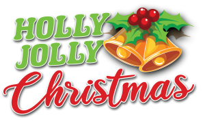 Holly Jolly Christmas logo - no bkgd