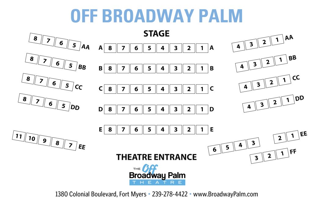 Off Broadway Seating Chart Broadway Palm Dinner Theatre